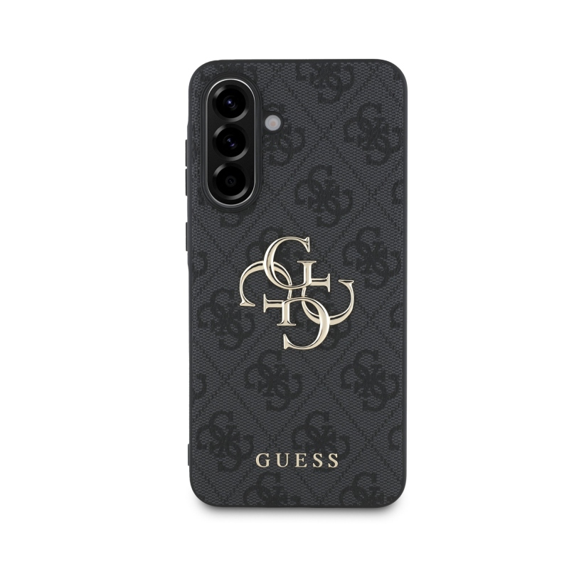 Guess PU 4G fém logó hátlap Samsung Galaxy A56 szürke
