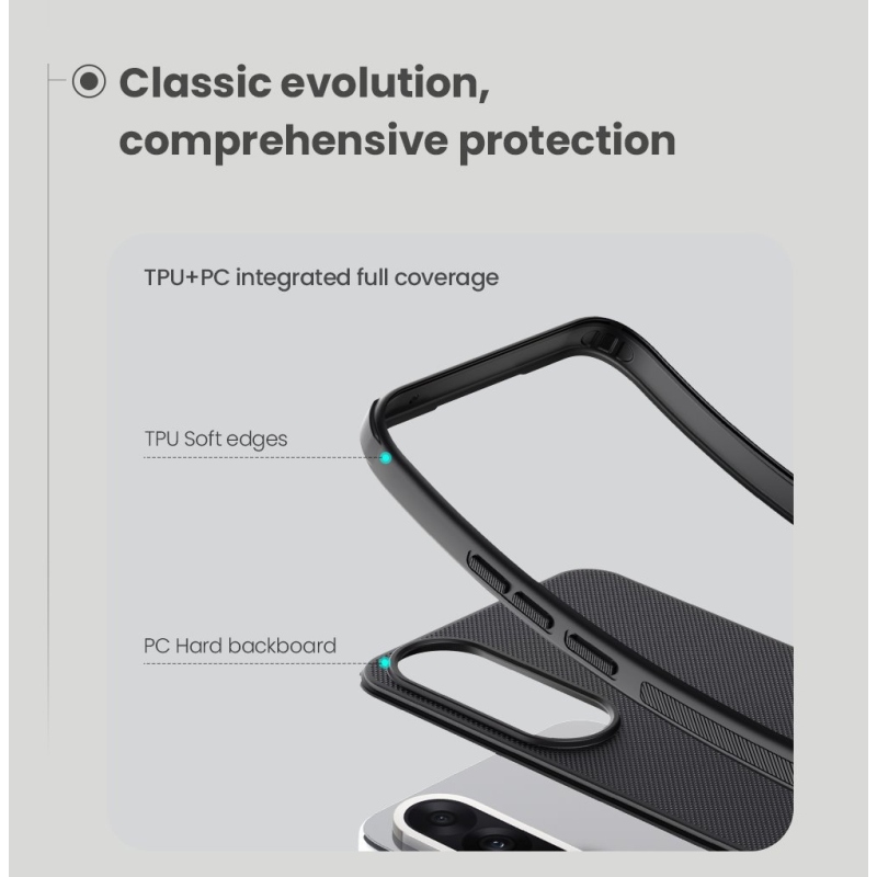 Nillkin Super Frosted PRO mágneses OnePlus Nord 5 5G Fekete
