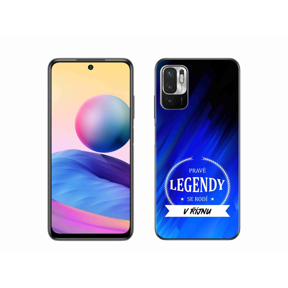Zselés borítás mmCase a Xiaomi Poco M3 Pro/5G-n - legenda októberi kék háttérben