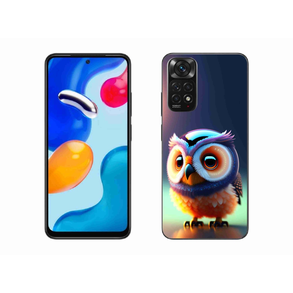 Gél borítás mmCase a Xiaomi Redmi Note 11S 4G-hez - bagoly