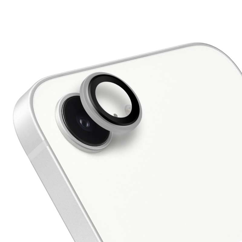 Csomag:ME lencsevédő Apple iPhone 16e matt fehérhez