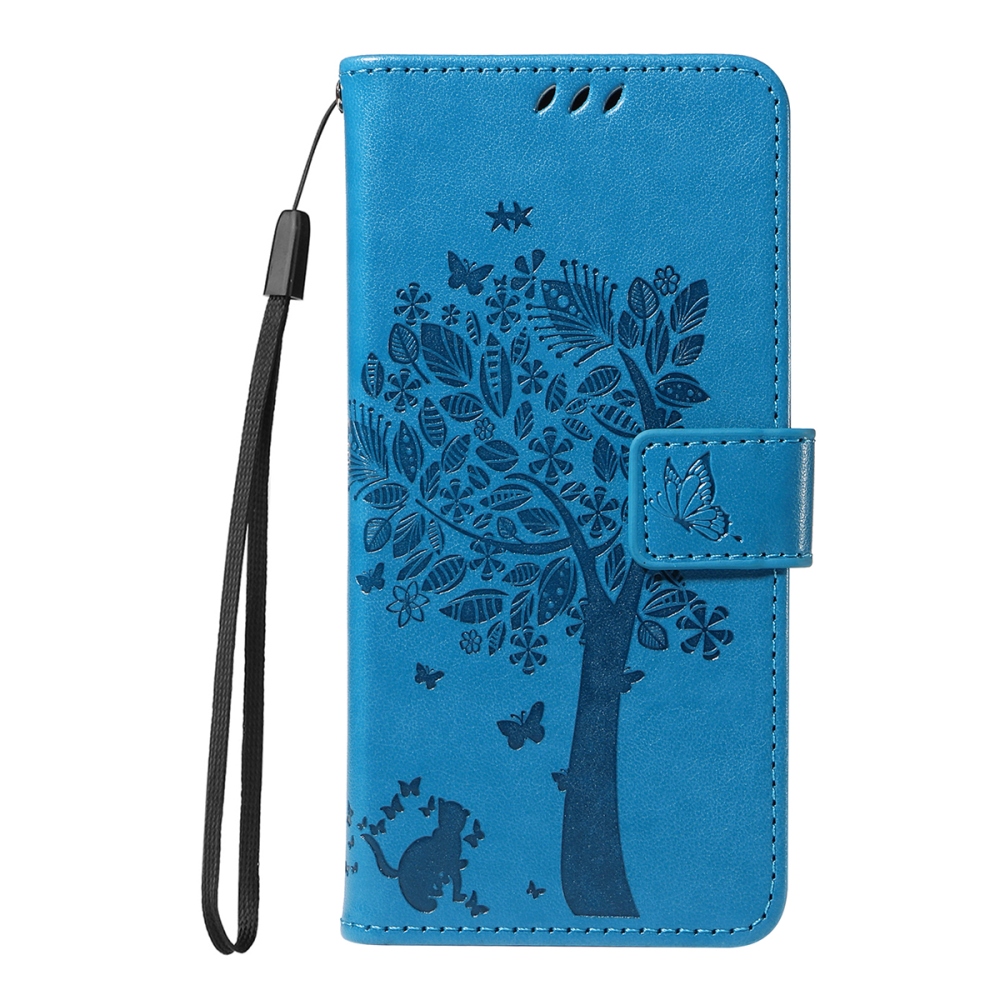 Fák könyve tok Xiaomi Redmi 15C 4G/5G (173mm) - kék