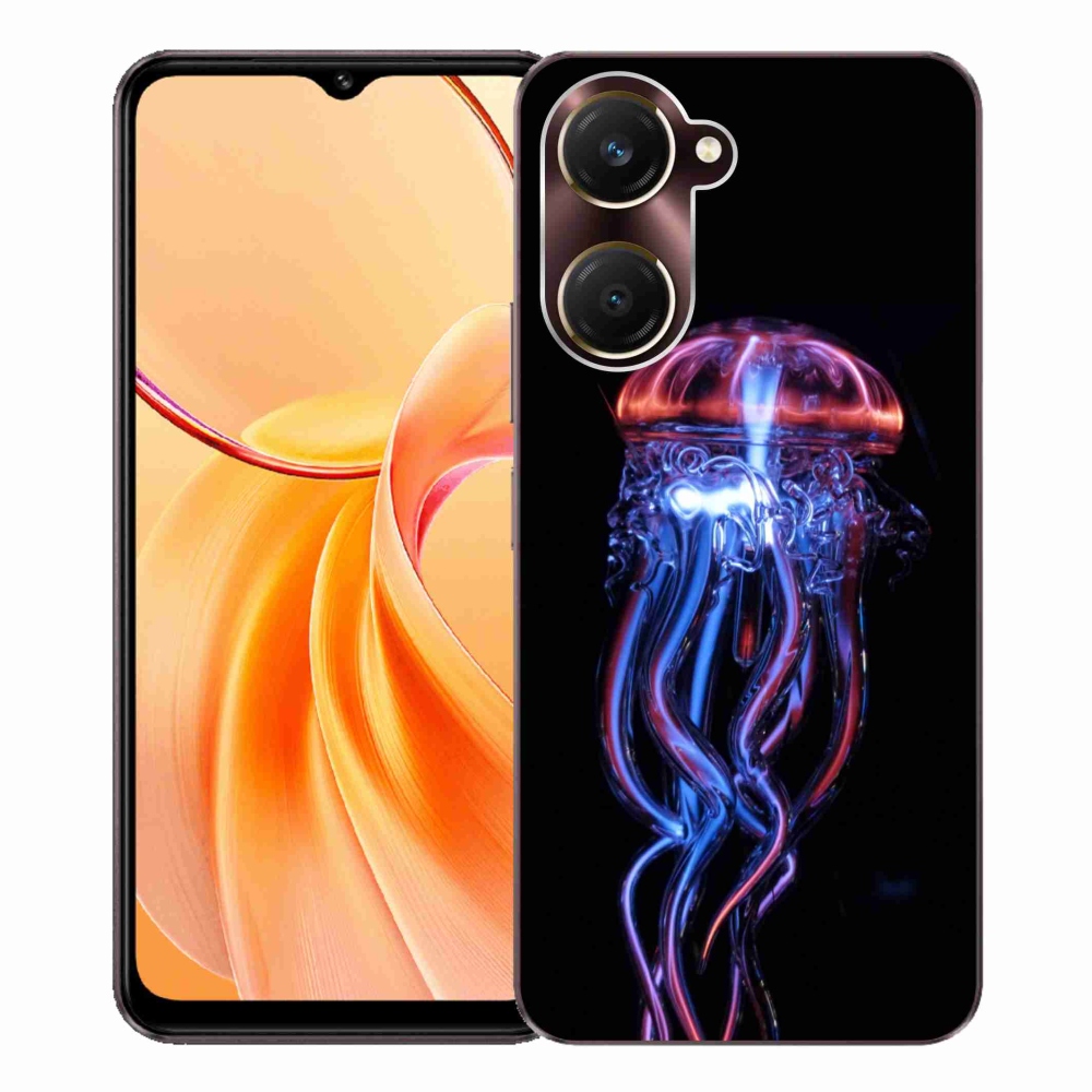 Zselés borítás mmCase a Vivo Y28s 5G készülékhez - medúza