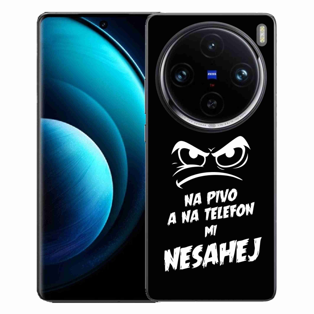 Gél borítás mmCase a Vivo X100 Pro 5G - sör motívum 2 fekete háttérrel