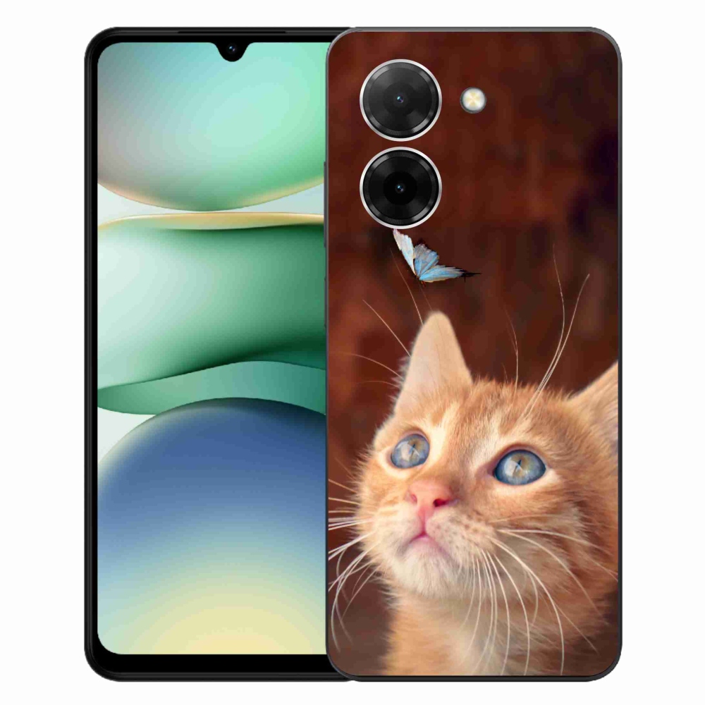Gél borítás mmCase a Xiaomi Redmi A5 (171.7x77.8x8.3mm) - pillangó és cica számára