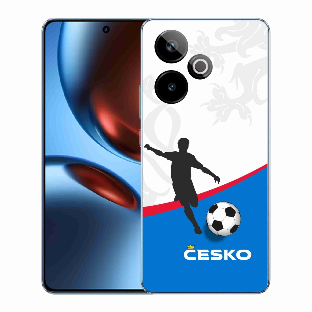 Rugalmas zselés tok mmCase képpel a Realme GT 7 5G/GT 7T 5G - futball Csehország 1