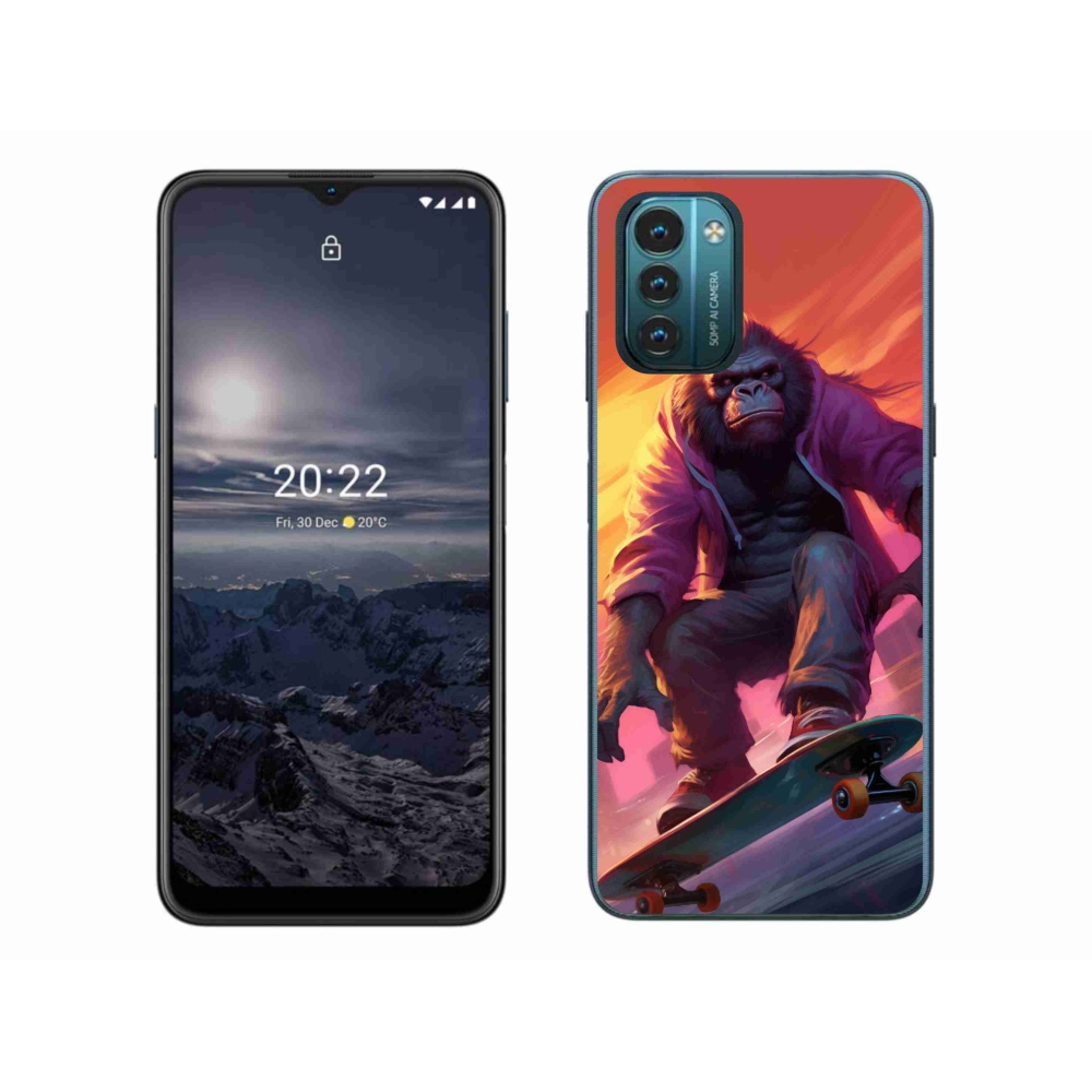 Zselés borítás mmCase a Nokia G11/G21 készülékhez - gorilla a gördeszkán