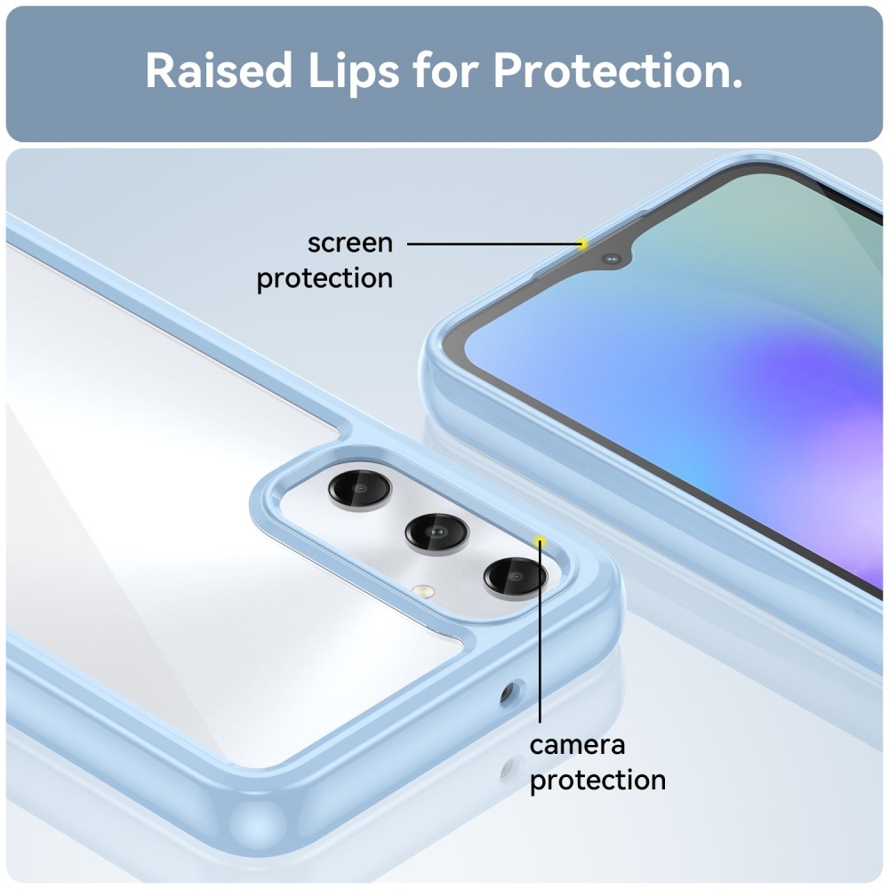 Gél tok kemény hátlappal Samsung Galaxy A05s készülékhez - kék