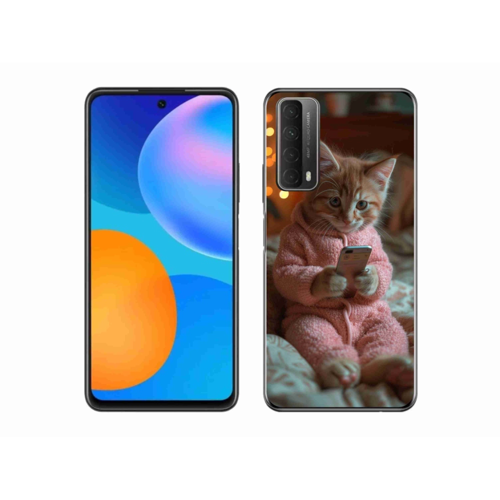 Gél védőhuzat mmCase a Huawei P Smart (2021) - baba mobillal