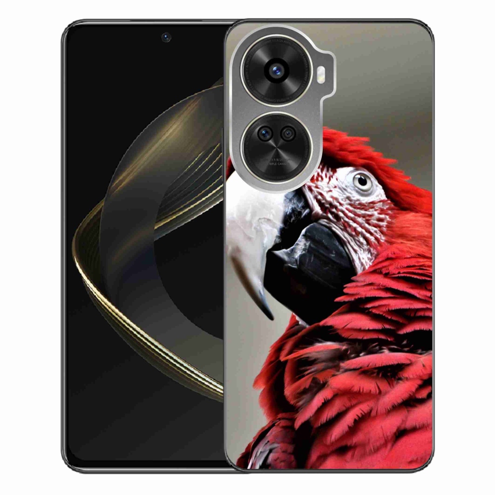 Gél tok mmCase a Huawei Nova 12 SE-hez - papagáj ara piros