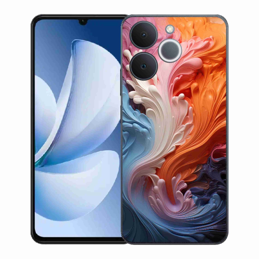 Gél borítás mmCase a Realme Note 70T számára - absztrakt motívum 8