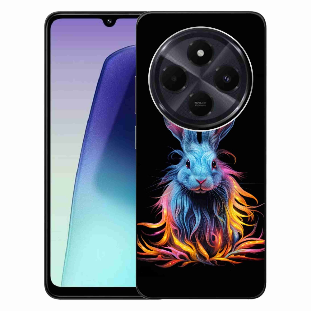 Gél borítás mmCase a Xiaomi Redmi 14C/Poco C75 számára - absztrakt nyúl