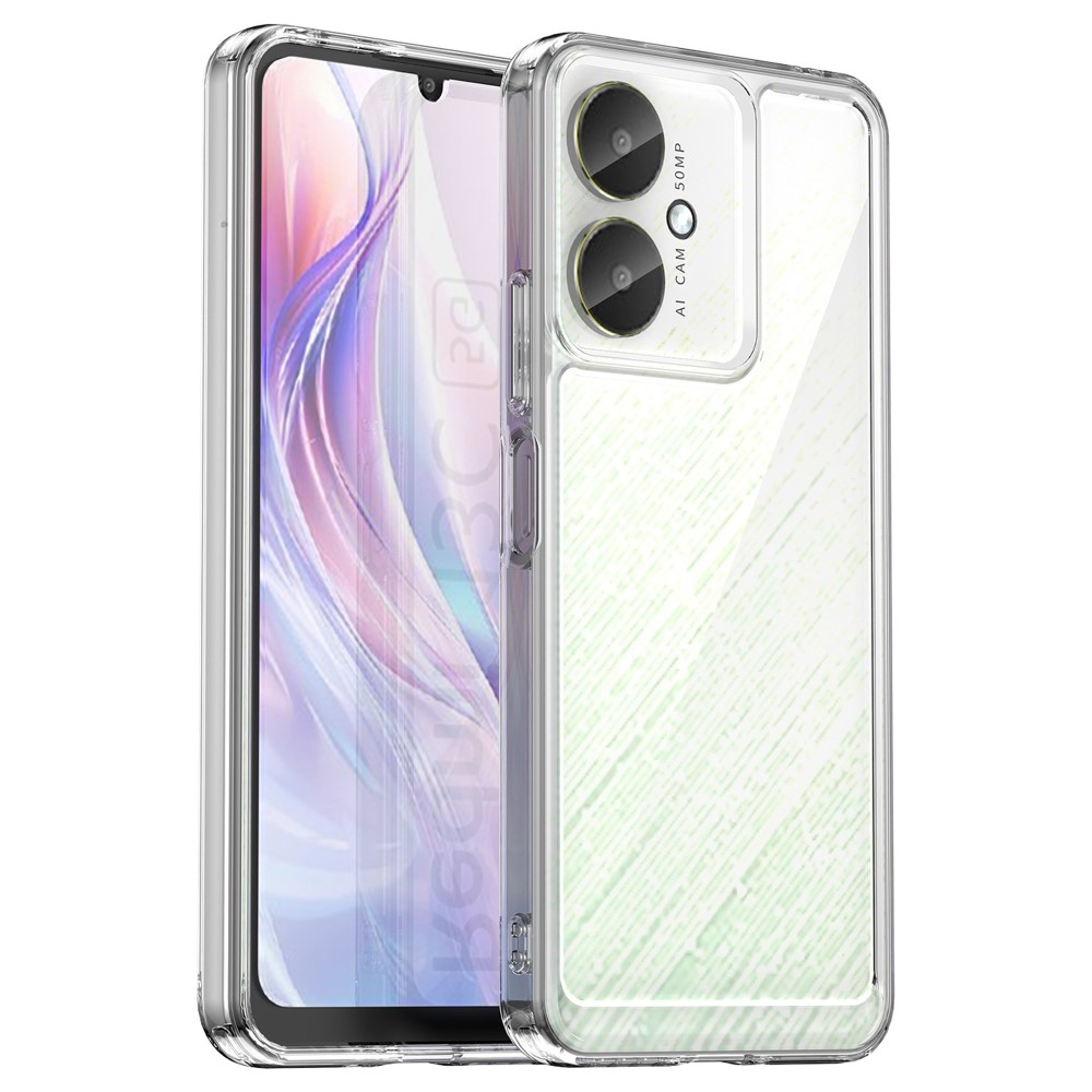 Gél tok rögzített hátlappal a Xiaomi Redmi 13C 5G-n - átlátszó