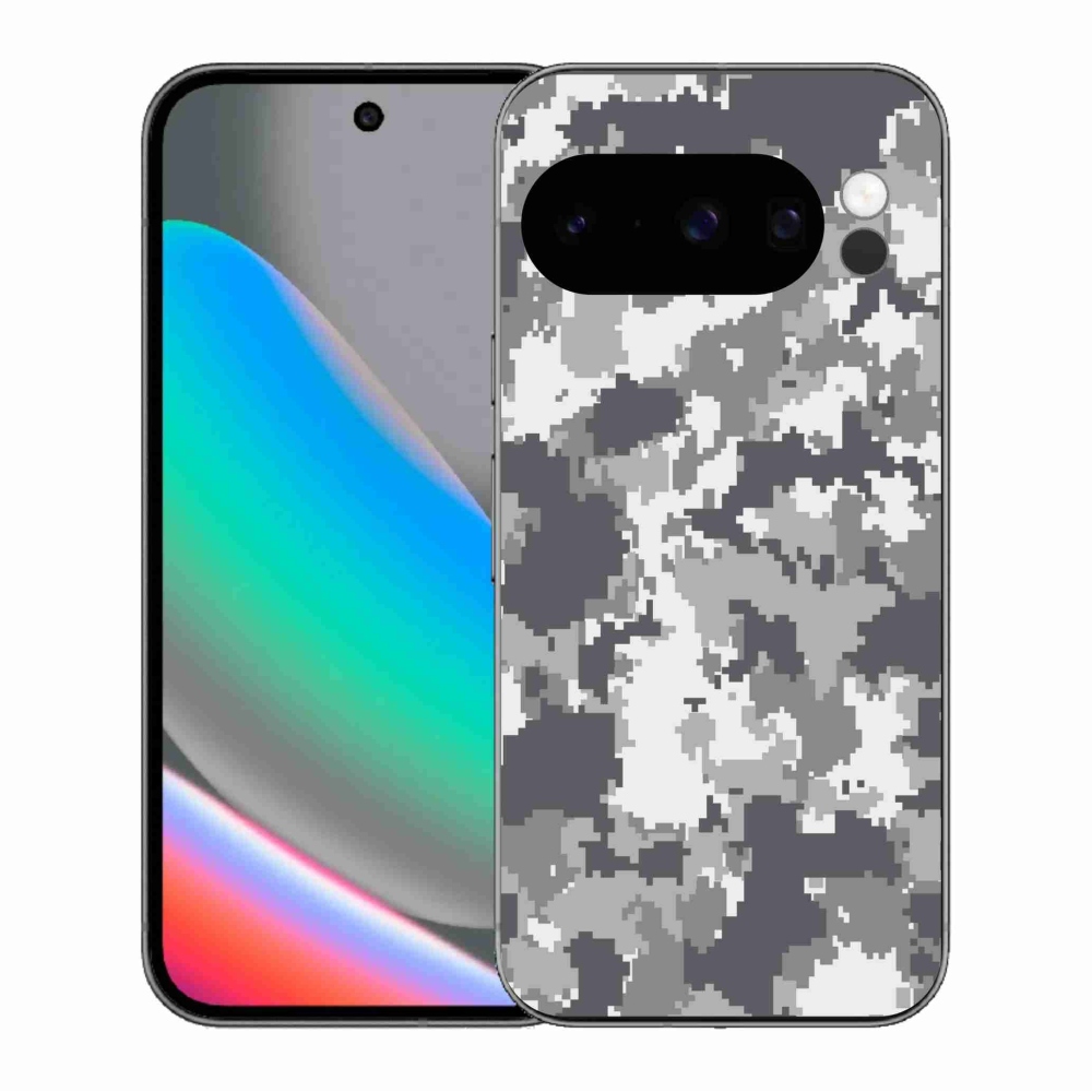 Zselés borítás mmCase a Google Pixel 10 Pro számára - álcázó minta 2