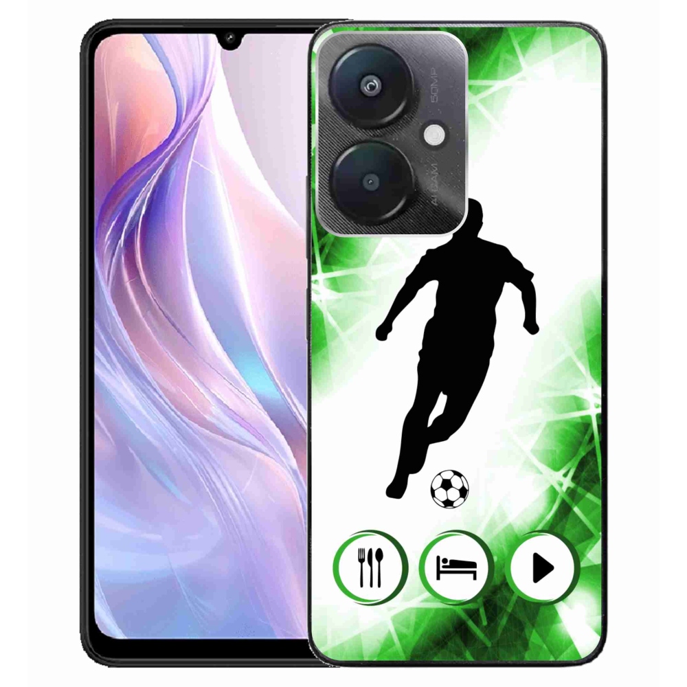Gél borítás mmCase a Xiaomi Redmi 13C 5G számára - focista