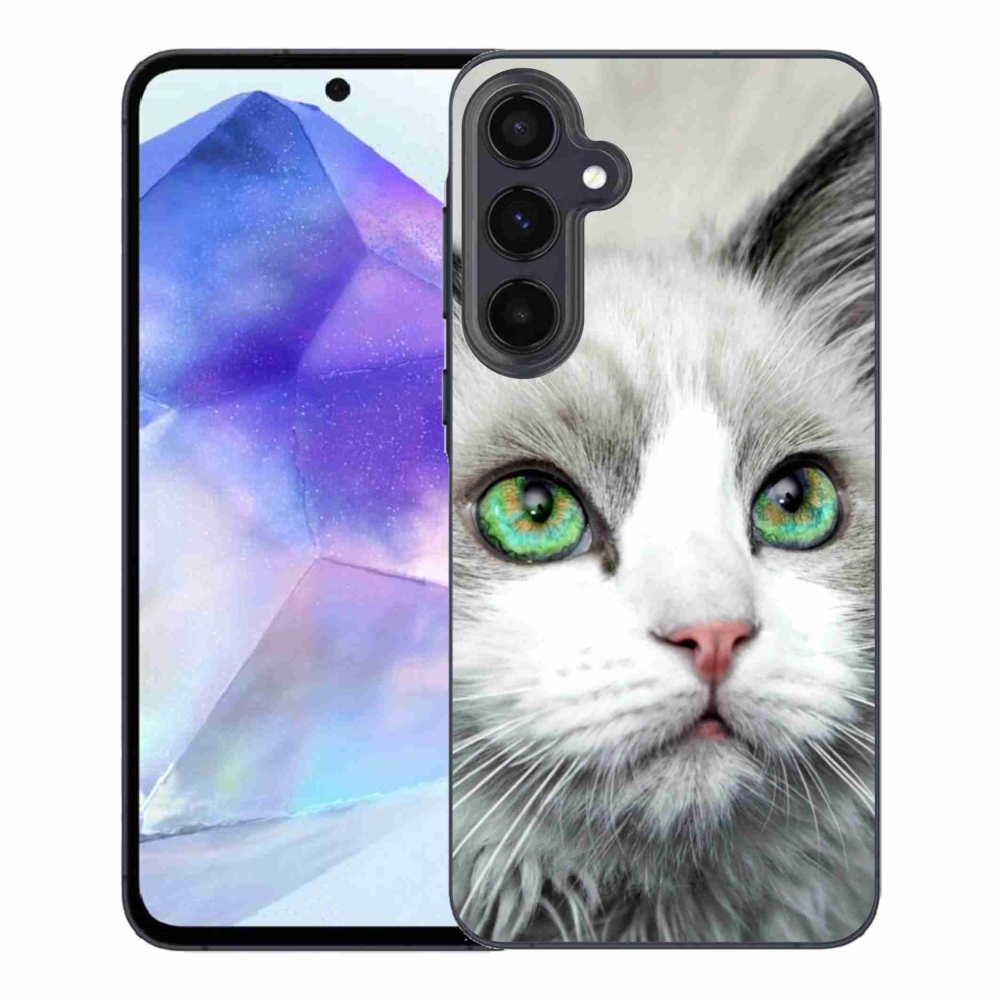 Zselés borítás mmCase Samsung Galaxy A55 5G - macskaszem nézet