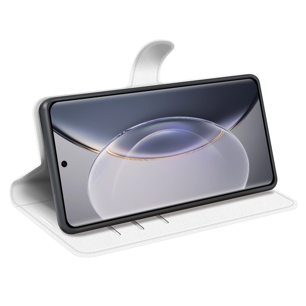 Litchi könyv tok a Vivo X90 Pro-hoz - fehér