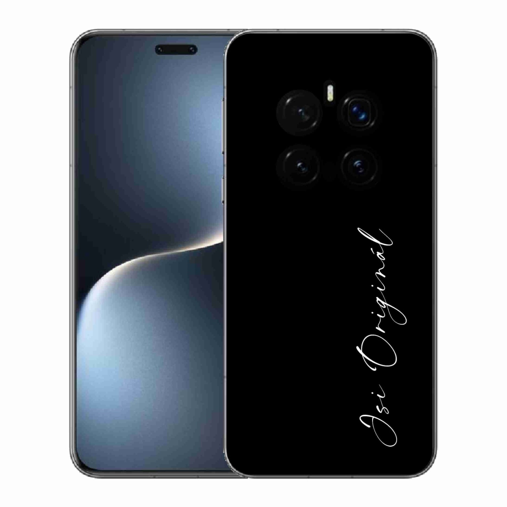 Gél borítás mmCase a Honor Magic 7 Pro 5G-n - te vagy az eredeti fekete háttér