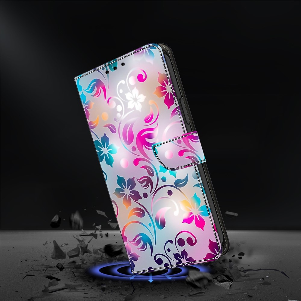 Határozottan könyves tok Samsung Galaxy A17 5G/A26 5G - színes virágok