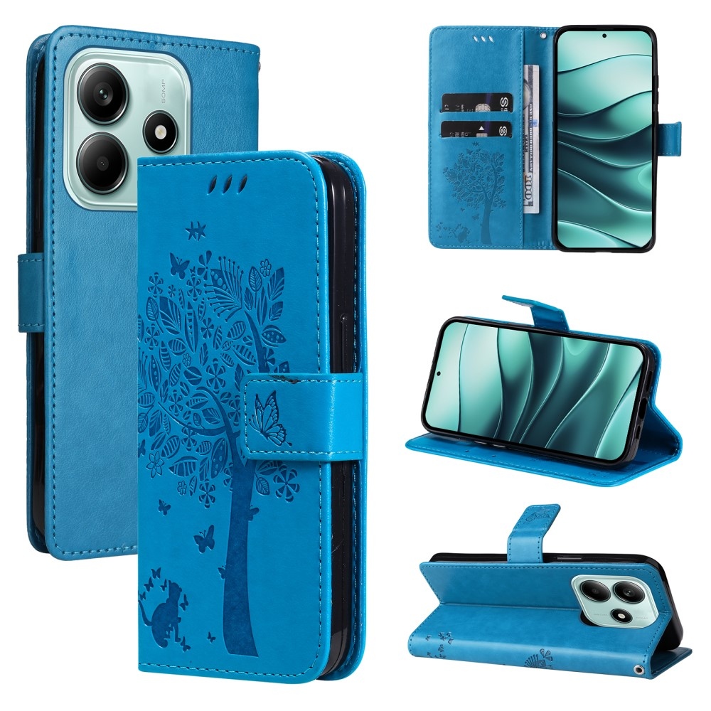Fák könyve tok Xiaomi Redmi Note 14 5G - kék