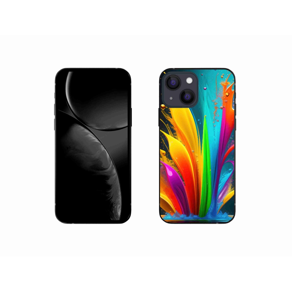 Gél borítás mmCase iPhone 13 mini készülékhez - absztrakt motívum 1