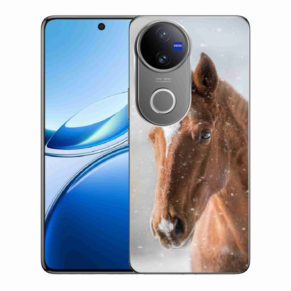 Zselés tok mmCase Vivo V50 5G - barna ló 2