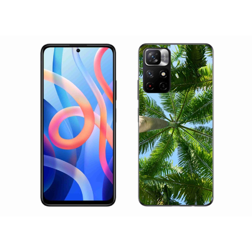 Gél borítás mmCase a Xiaomi Redmi Note 11S 5G-hez - pálmafa