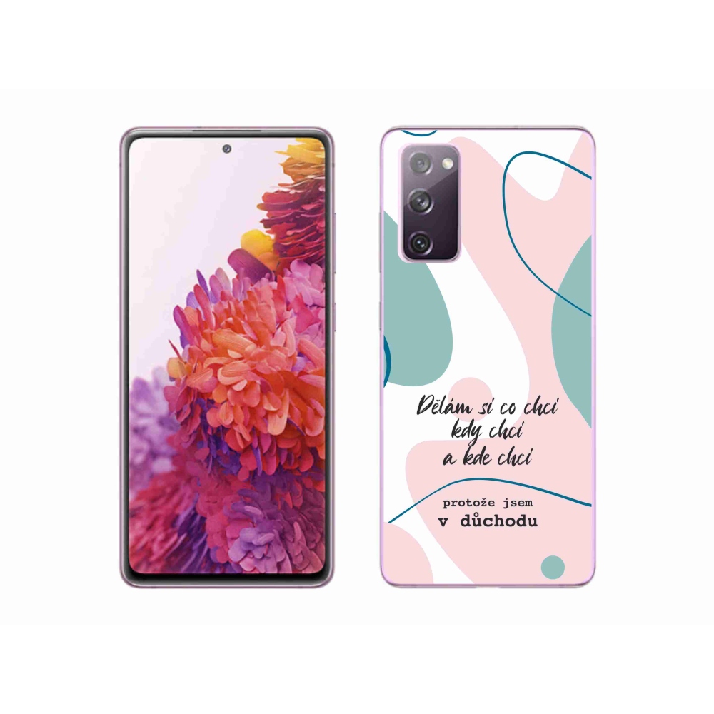 Gél borítás mmCase Samsung Galaxy S20 FE - vicces szöveg 10 fehér háttér