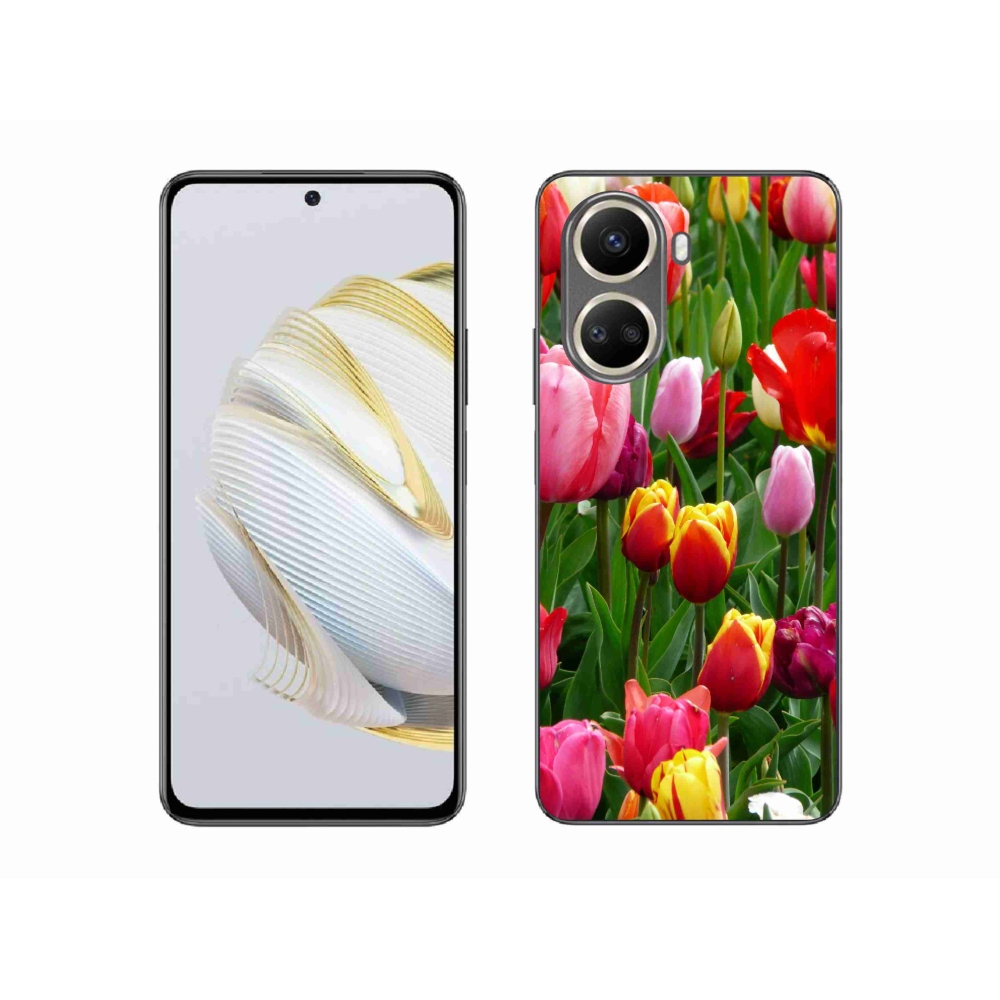 Gél borítás mmCase a Huawei Nova 10 SE-hez - tulipánok
