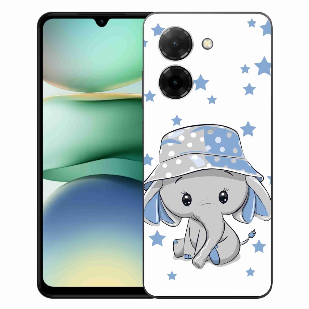 Gél borítás mmCase a Xiaomi Redmi A5 (171.7x77.8x8.3mm) - kék elefánthoz