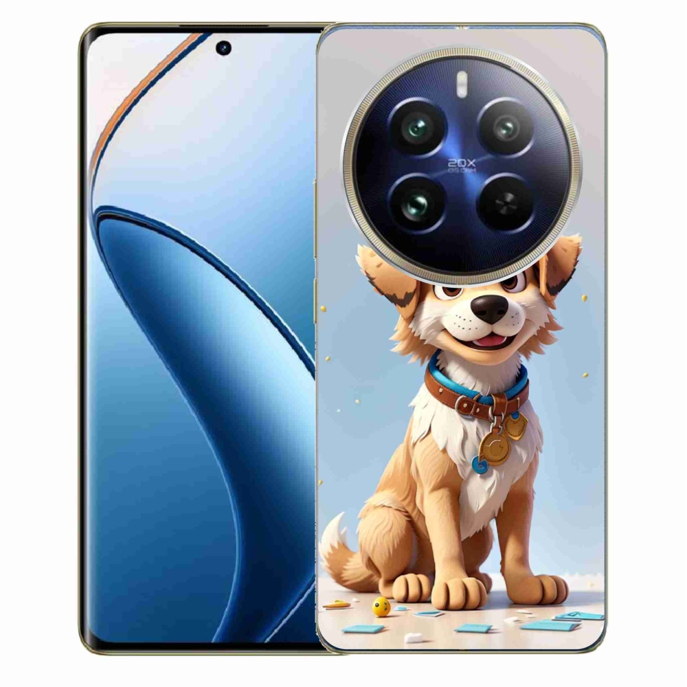 Gél borítás mmCase a Realme 12 Pro 5G/12 Pro+ 5G számára - rajzfilm kiskutya