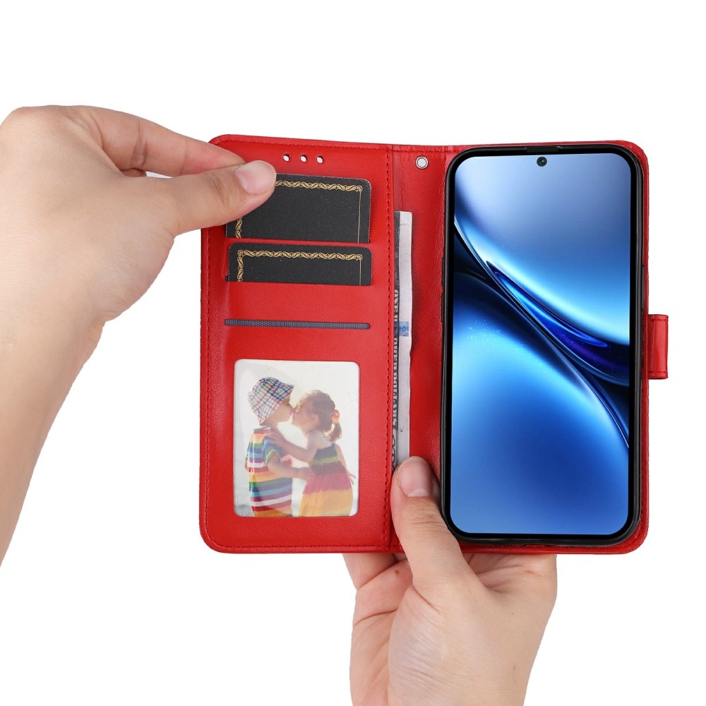 Napraforgó könyv tok a Vivo X200 Pro 5G-hez - piros
