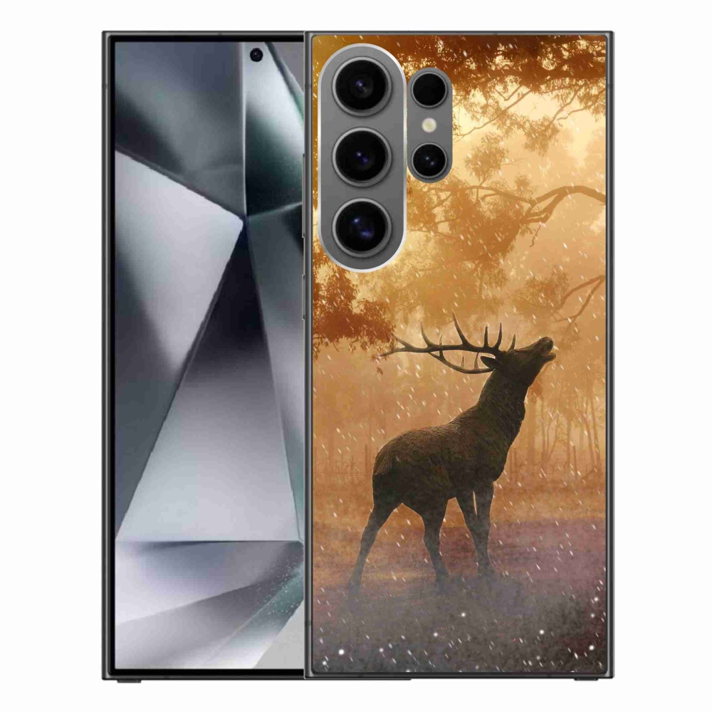 Zselés borítás mmCase Samsung Galaxy S24 Ultra készülékhez - szarvas a vadonban