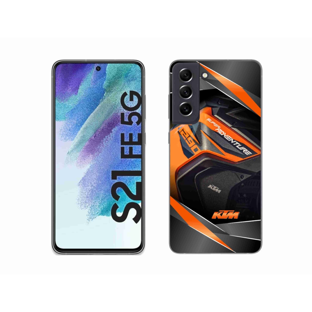 Zselés borítás mmCase Samsung Galaxy S21 FE 5G - motoros ktm