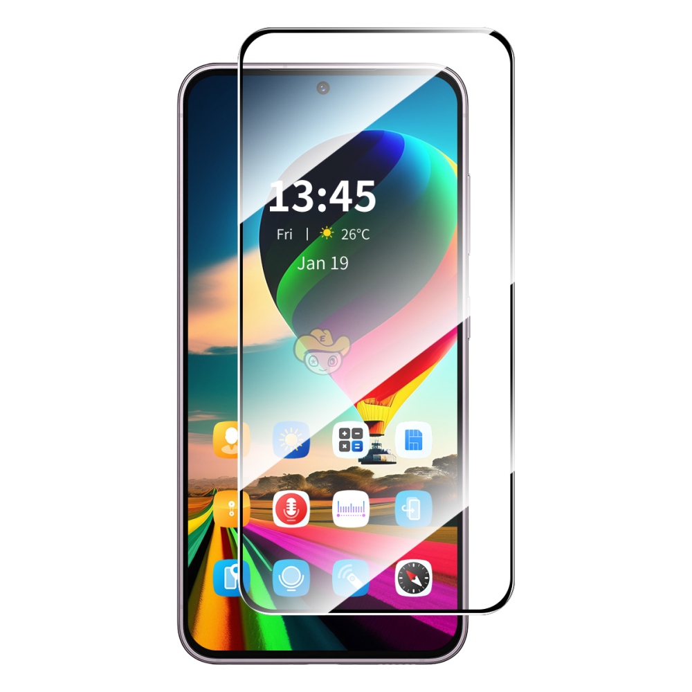 ENK 2.5D teljes képernyő edzett üveg a Samsung Galaxy S25 FE készülékre