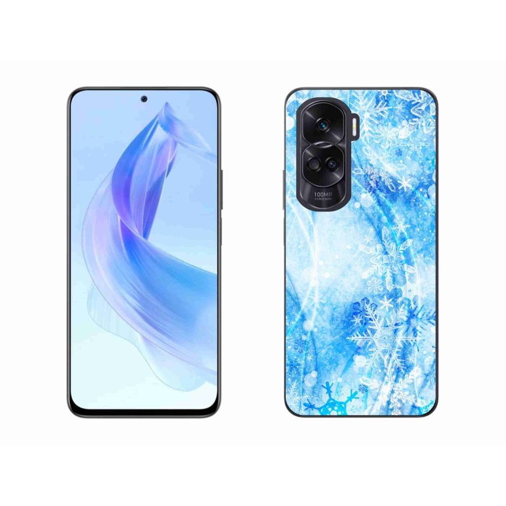 Zselés borítás mmCase a Honor 90 Lite készülékhez - hópelyhek