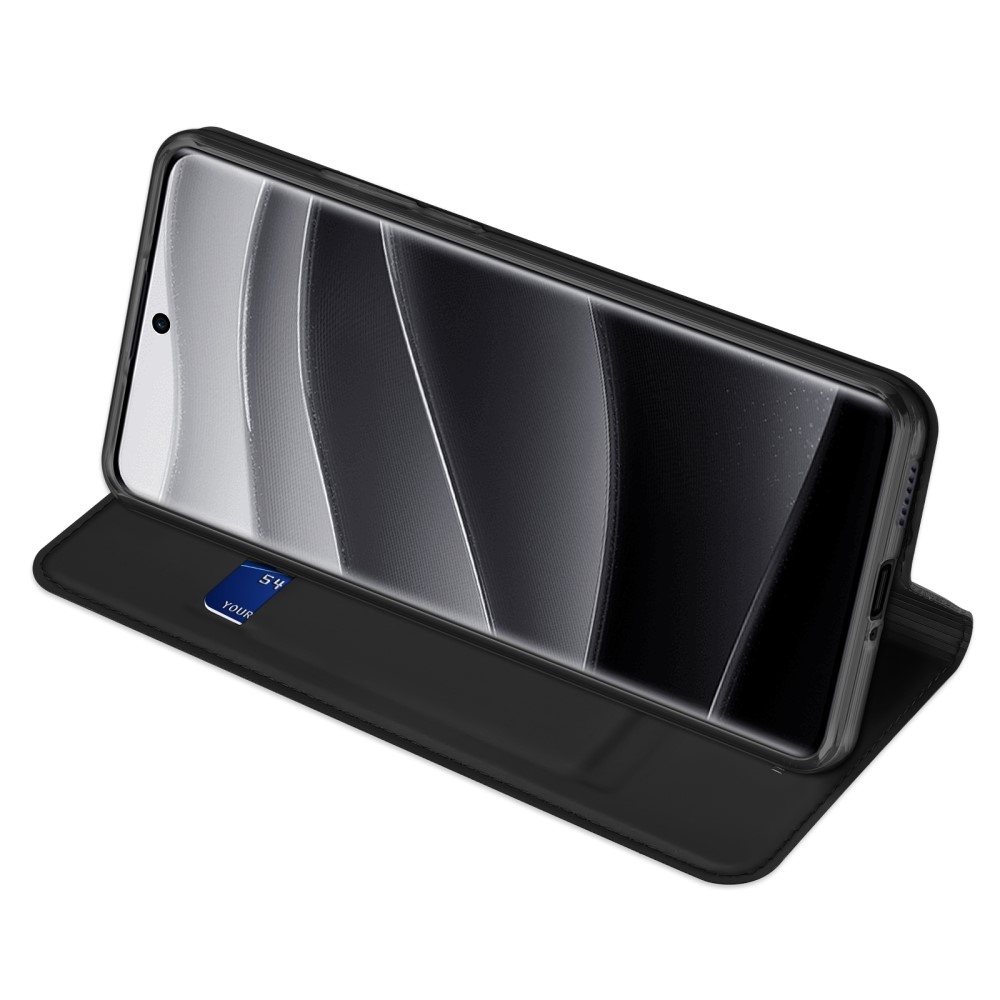 DUX könyvtáska Xiaomi Redmi Note 14 Pro 5G/Poco X7 5G - fekete