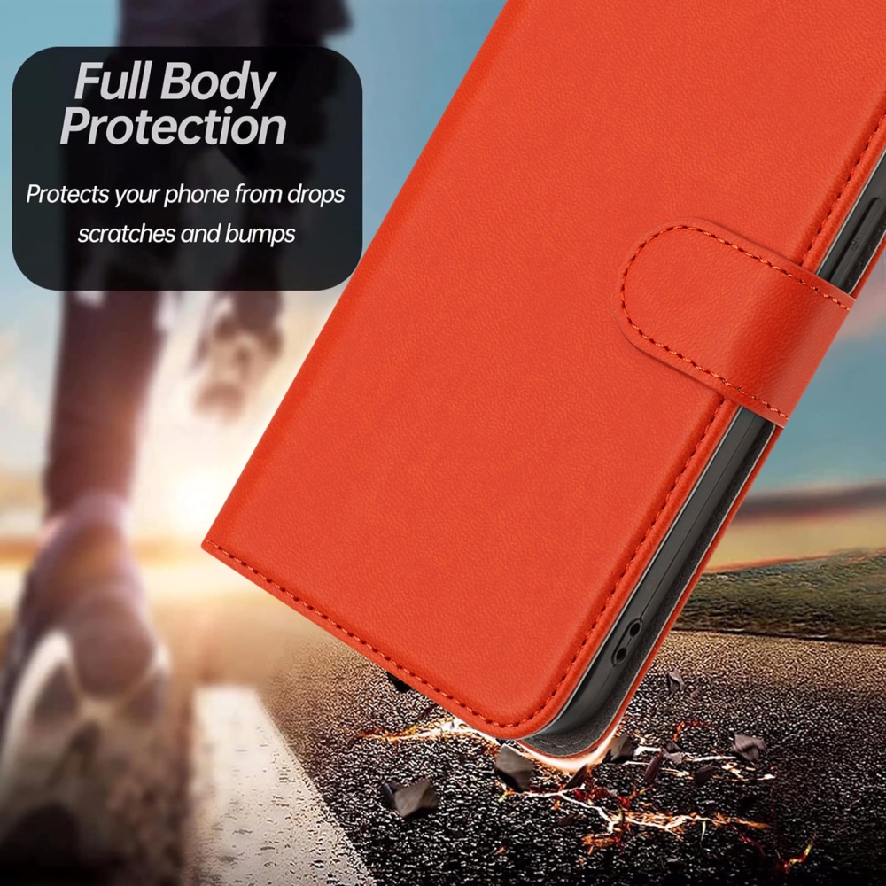 Snap book tok Samsung Galaxy A07 4G készülékhez - narancssárga