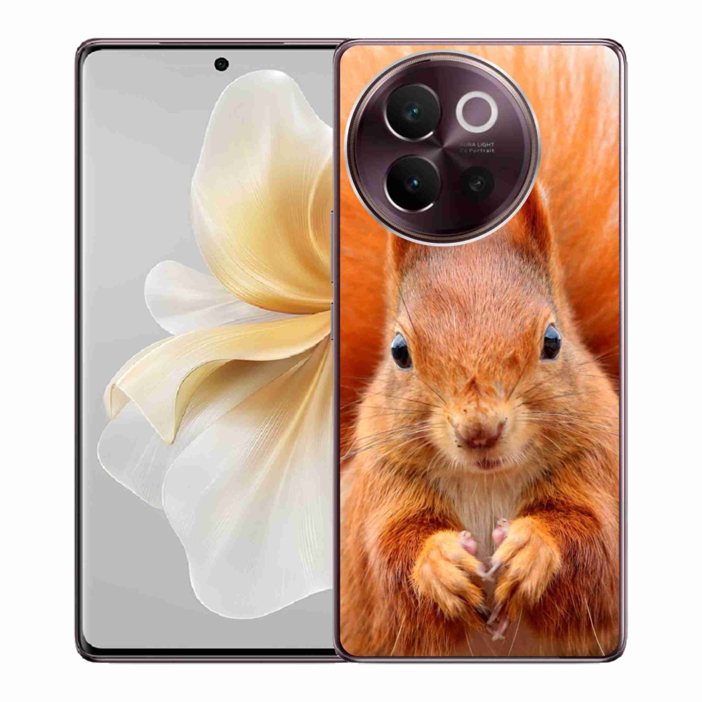 Gél borító mmCase a Vivo V40 Lite 5G készülékhez - mókus