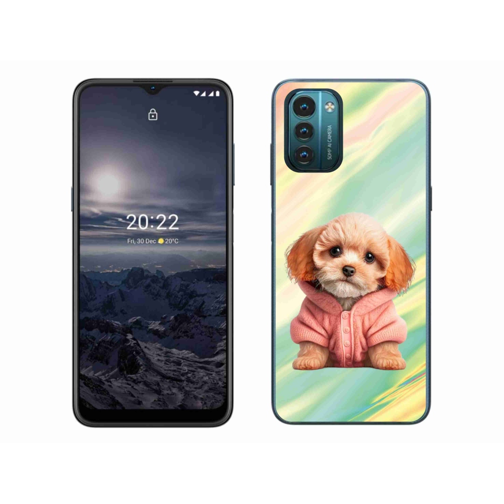 Zselés borítás mmCase a Nokia G11/G21 készülékhez - pulóveres kiskutya