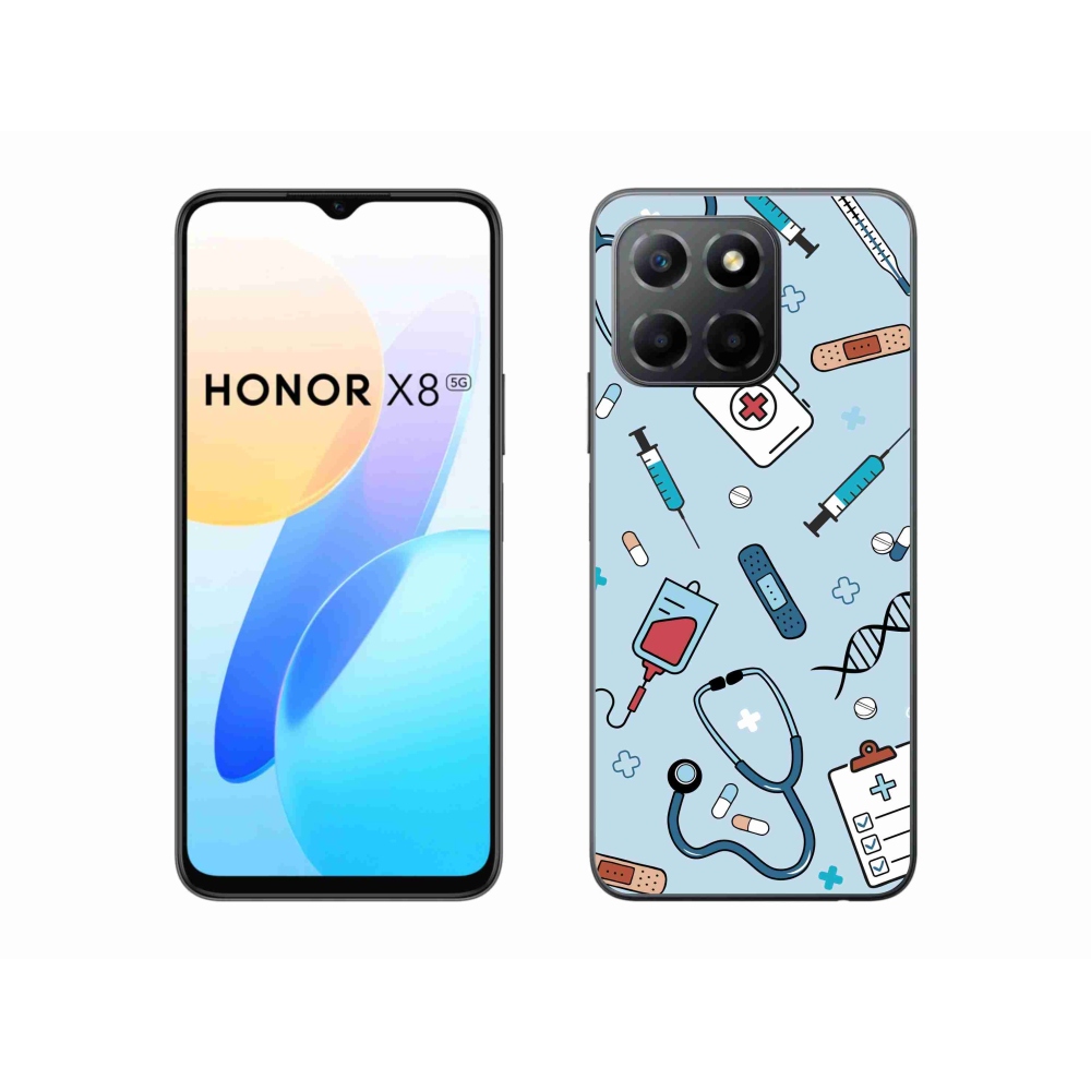 Zselés borítás mmCase a Honor X8 5G készülékhez - egészség 1
