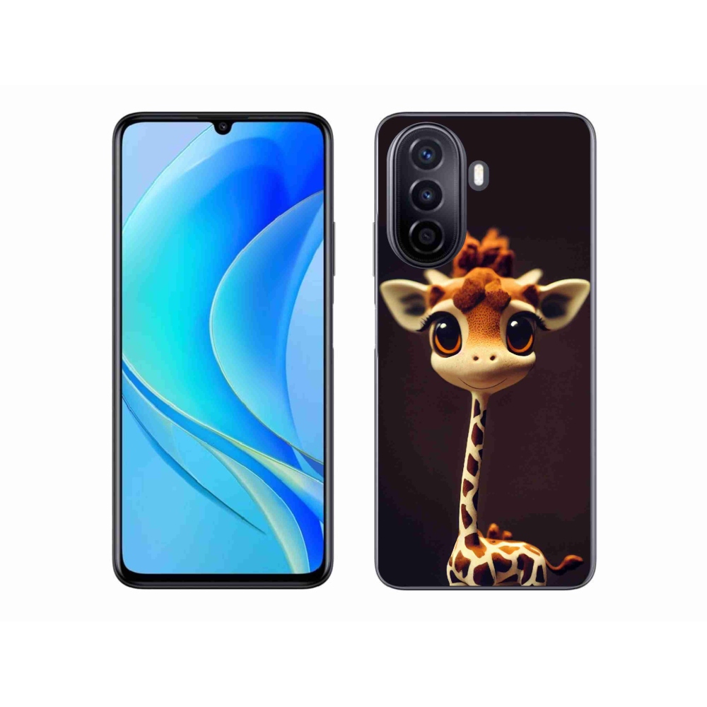 Gél borítás mmCase a Huawei Nova Y70 készülékhez - kis zsiráf