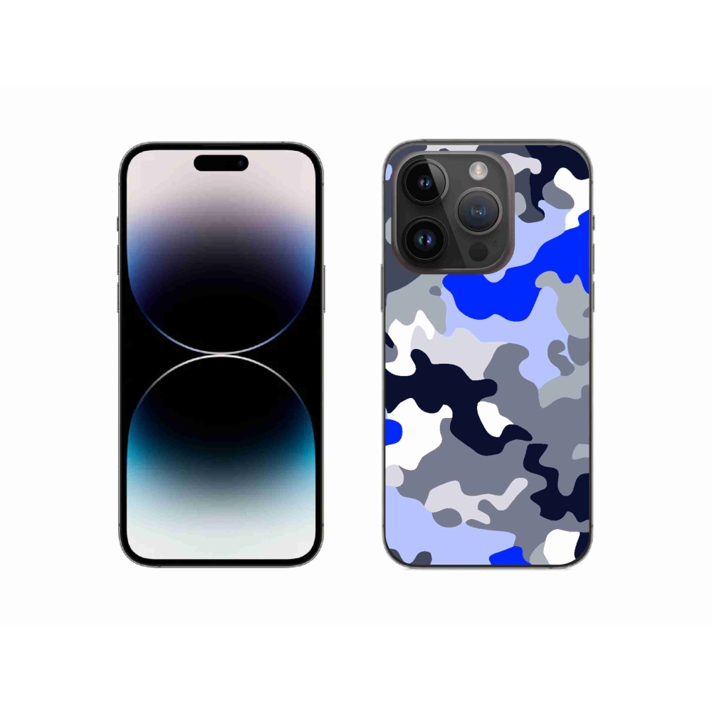 Zselés borítás mmCase iPhone 14 Pro készülékhez - terepszínű minta 8
