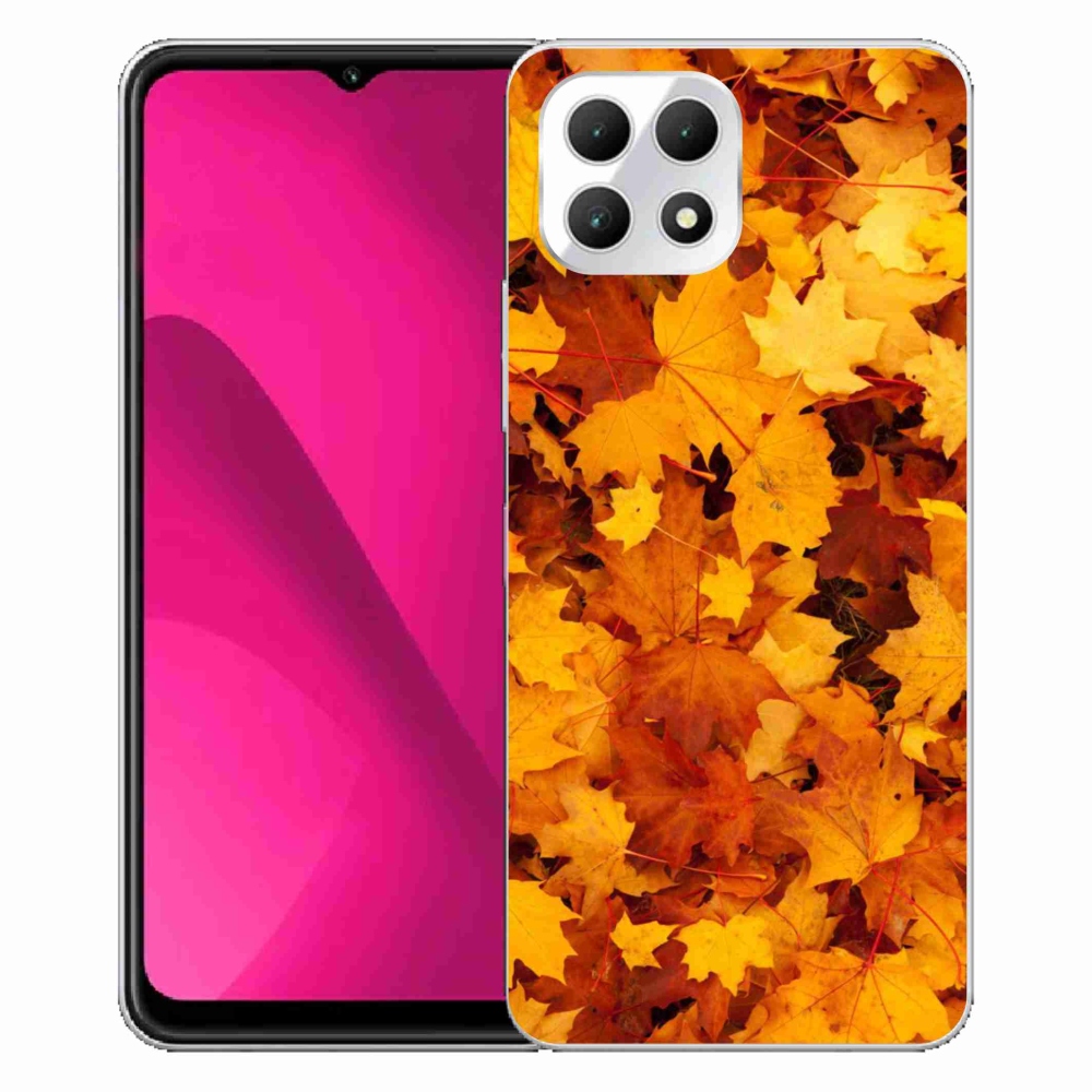 Zselés borítás mmCase a T-Mobile T Phone 2 készülékhez - juharlevelek