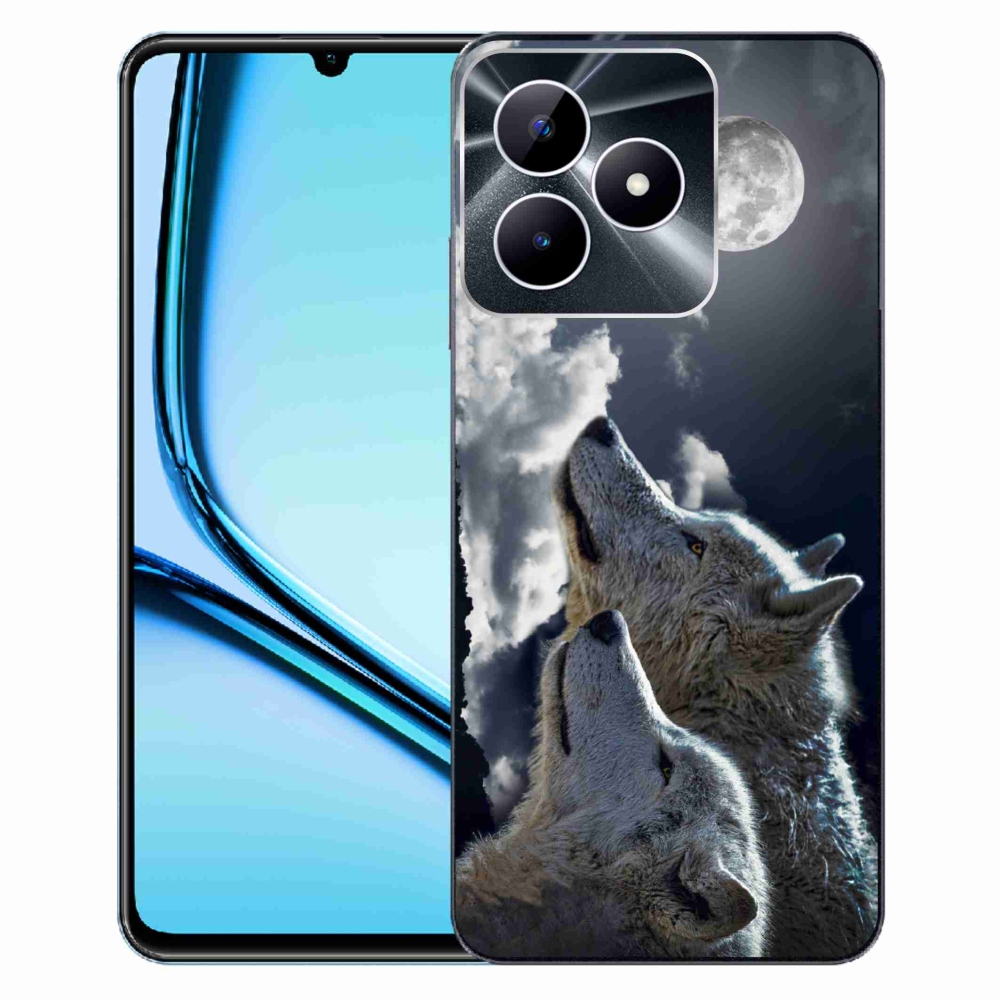 Zselés borítás mmCase a Realme Note 50 készülékhez - farkasok