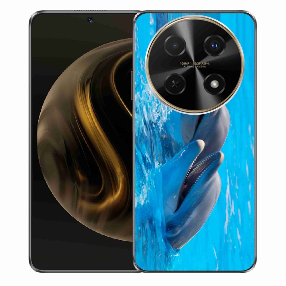 Gél borítás mmCase a Huawei Nova 12i készülékhez - delfinek