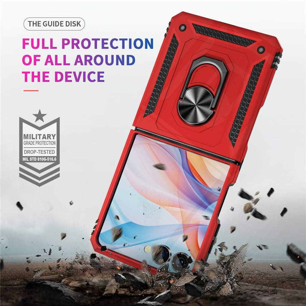 Gyűrűálló borítás Samsung Galaxy Z Flip7 5G készülékhez - piros