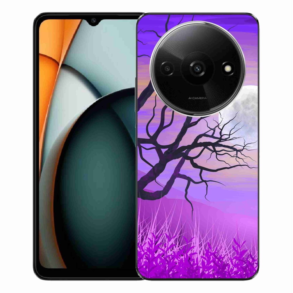 Gél tok mmCase a Xiaomi Redmi A3-hoz - rajzfilmes kidőlt fa