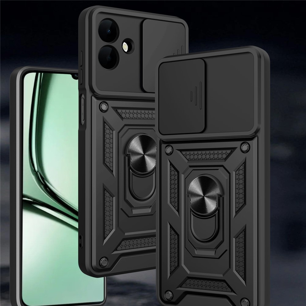 Csúszásálló borítás Samsung Galaxy A07 4G készülékhez - fekete