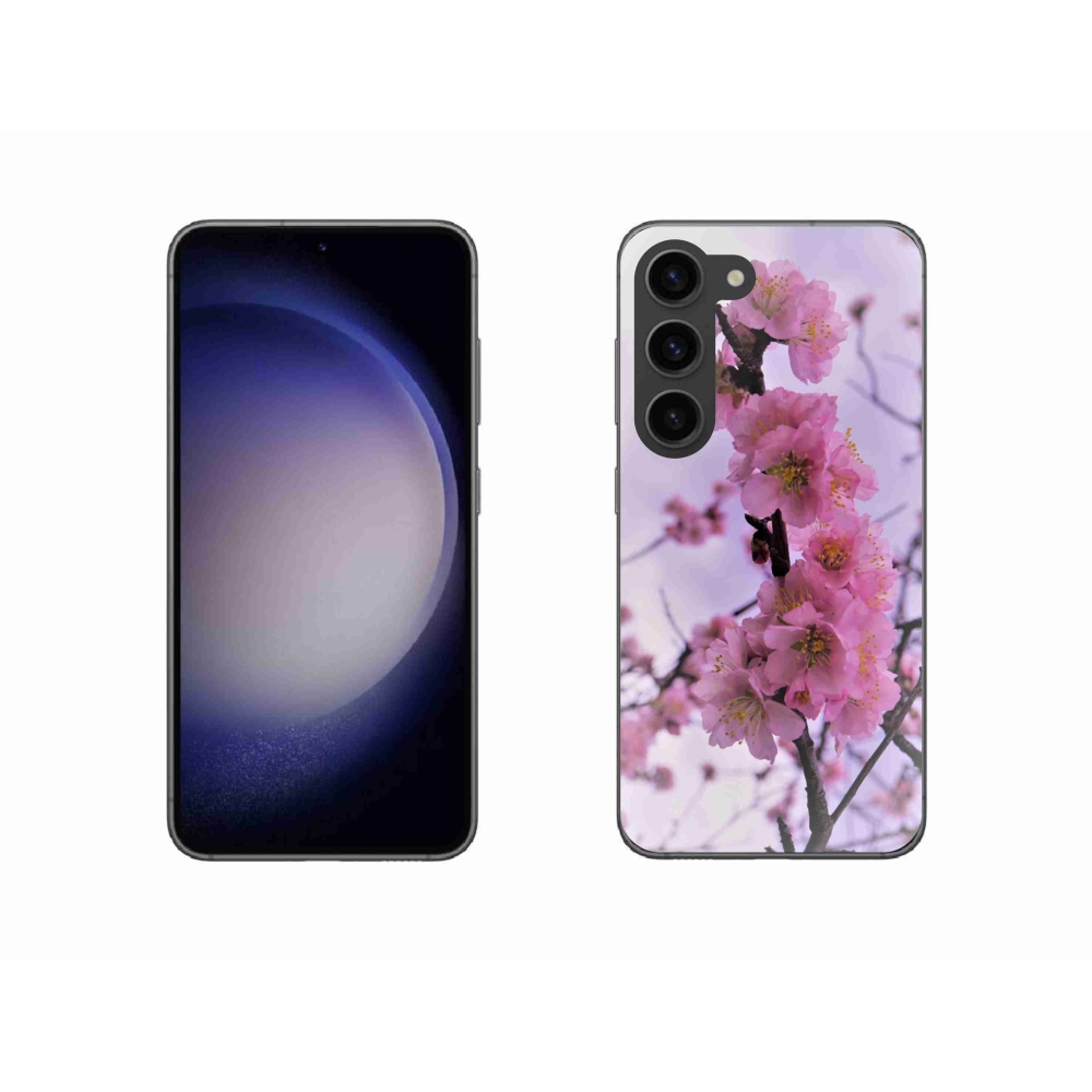 Gél borító mmCase Samsung Galaxy S23 5G - virágok 7